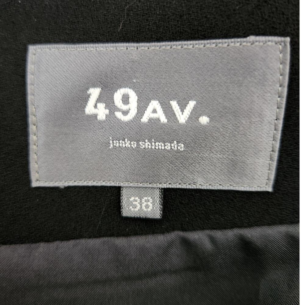 Vintage 49 AV by Junko Shimada Black Sheath Dress W/ Pockets Made in Japan - Picture 2 of 7